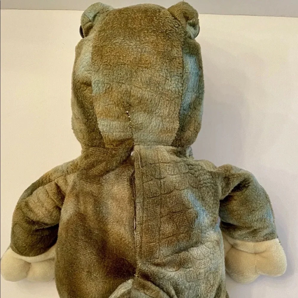 Teddy Mountain Plush Green Dinosaur 12